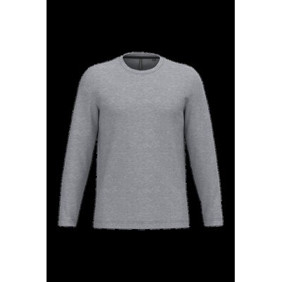 Camiseta básica de manga larga chico Oxford Grey 4Xl