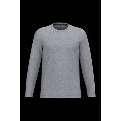 Camiseta básica de manga larga chico Oxford Grey Xxl