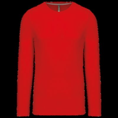 Camiseta básica de manga larga chico Red 4XL