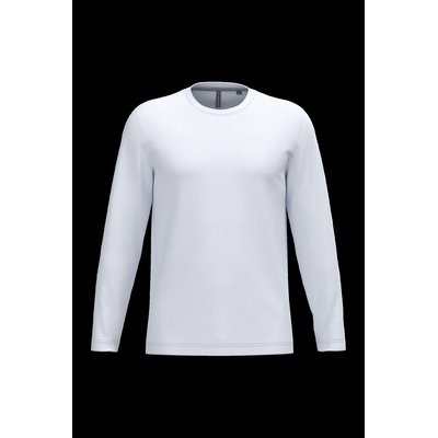 Camiseta básica de manga larga chico White Xl