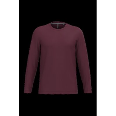 Camiseta básica de manga larga chico Wine M