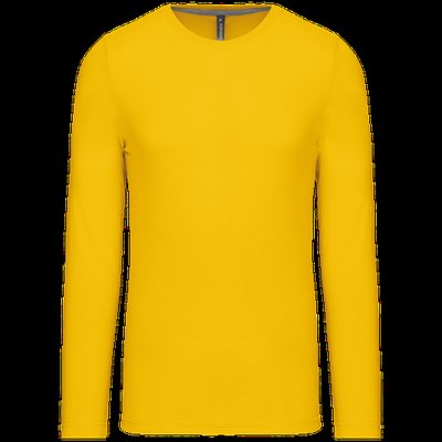 Camiseta básica de manga larga chico Yellow 4XL
