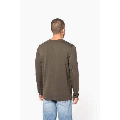 Camiseta básica de manga larga chico