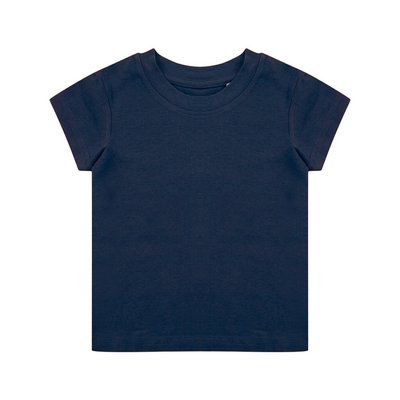 Camiseta para bebé de algodón orgánico Navy 0/3M