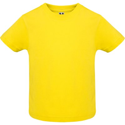 Camiseta de bebé manga corta Amarillo 12 MESES
