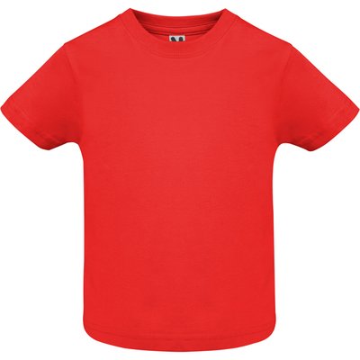 Camiseta de bebé manga corta Rojo 6 MESES