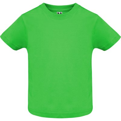 Camiseta de bebé manga corta Verde Oasis 12 Meses