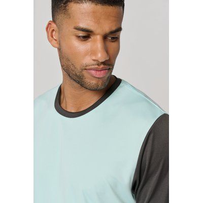 Camiseta bicolor adulto poliéster