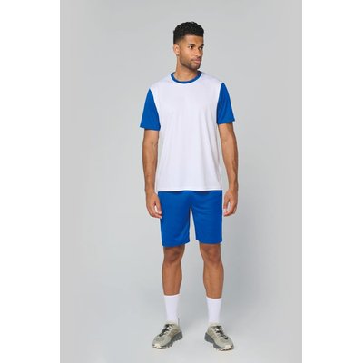 Camiseta bicolor adulto poliéster