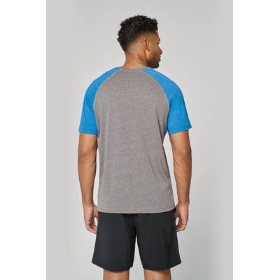 Camiseta bicolor Cuello redondo