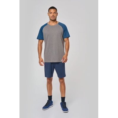 Camiseta bicolor Cuello redondo