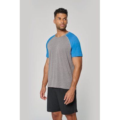 Camiseta bicolor Cuello redondo