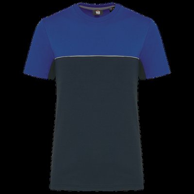Camiseta bicolor eco Navy / Royal Blue Xs