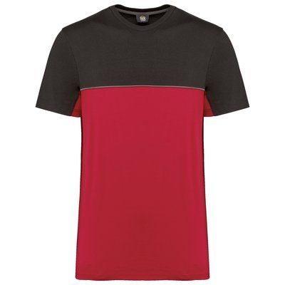Camiseta bicolor eco Red / Dark Grey M
