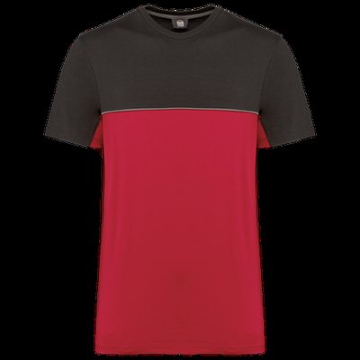 Camiseta bicolor eco Red / Dark Grey S