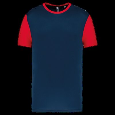 Camiseta bicolor infantil Sporty Navy / Sporty Red 4/6 Ans