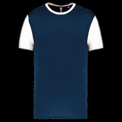 Camiseta bicolor infantil Sporty Navy / White 4/6 ans