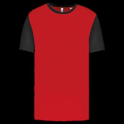 Camiseta bicolor infantil Sporty Red / Black 6/8 Ans