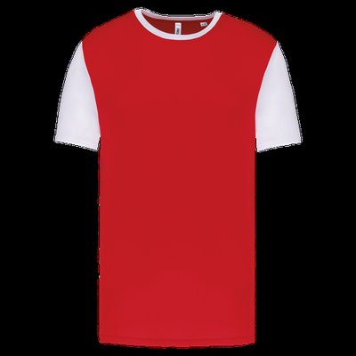 Camiseta bicolor infantil Sporty Red / White 10/12 Ans