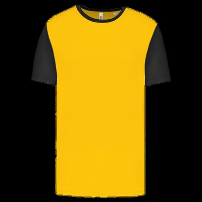 Camiseta bicolor infantil Sporty Yellow / Black 10/12 ans
