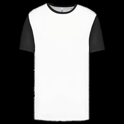 Camiseta bicolor infantil White / Black 12/14 Ans