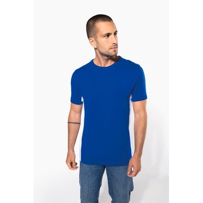 Camiseta bicolor manga corta