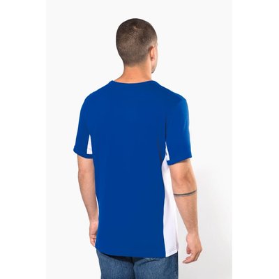 Camiseta bicolor manga corta