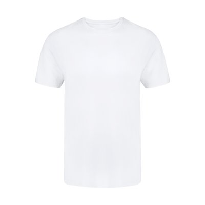 Camiseta Blanca Algodón Sin Costuras Laterales Bla M