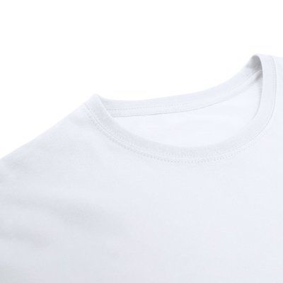 Camiseta blanca de algodón