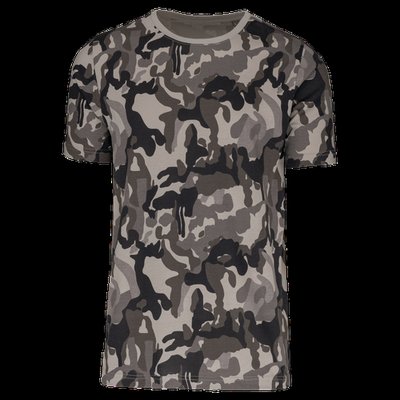 Camiseta camuflaje algodón Grey Camouflage 3Xl