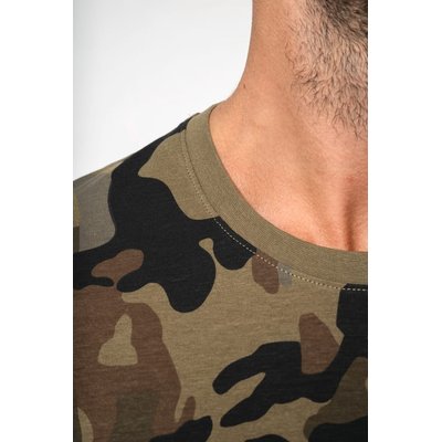 Camiseta camuflaje algodón