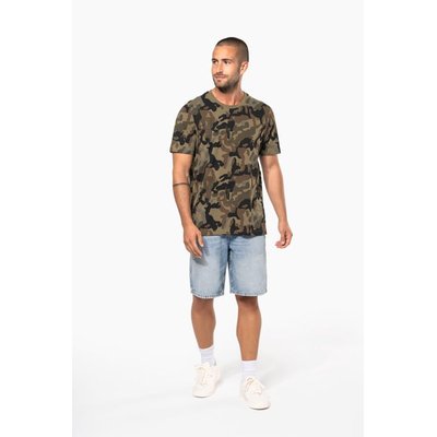 Camiseta camuflaje algodón