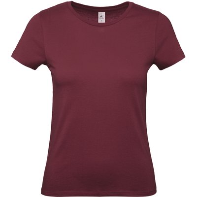 Camiseta chica 100% algodón Burgundy Xs