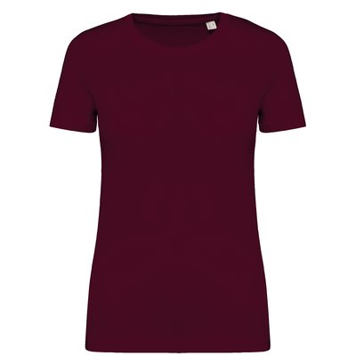 Camiseta chica algodón orgánico Dark Cherry XL