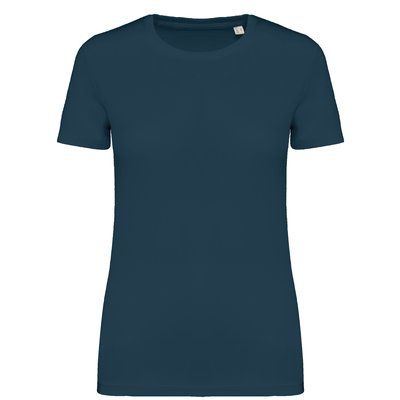Camiseta chica algodón orgánico Peacock Blue XXL