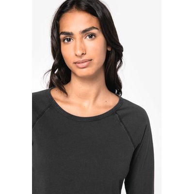 Camiseta de chica Mangas raglán Cuello redondo
