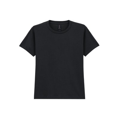 Camiseta clásica infantil de algodón Black M