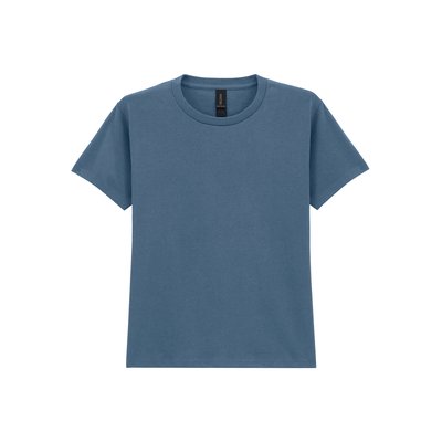 Camiseta clásica infantil de algodón Indigo Blue (x72) S