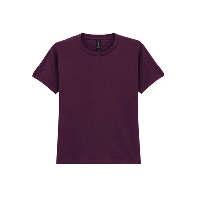 Camiseta clásica infantil de algodón Maroon (x72) L