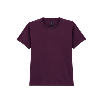 Camiseta clásica infantil de algodón Maroon (X72) Xs