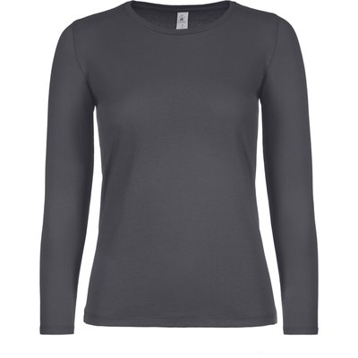 Camiseta clásica manga larga mujer DARK GREY XL
