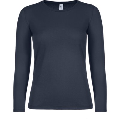 Camiseta clásica manga larga mujer Navy L