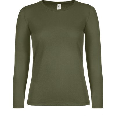 Camiseta clásica manga larga mujer Urban Khaki XS