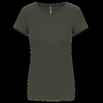 Camiseta Color jaspeado mujer Dark Khaki XXL