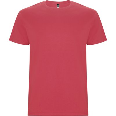 Camiseta Colores Manga Corta Rojo Crisantemo 3Xl