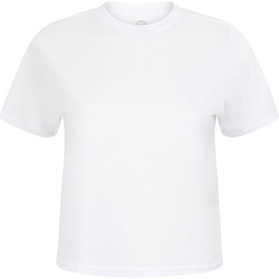 Camiseta corta mujer White S