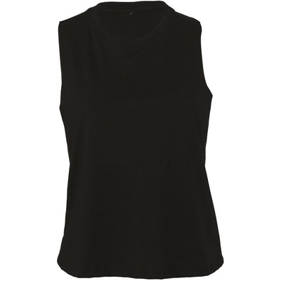 Camiseta Corte corto y holgado mujer Solid Black Blend S