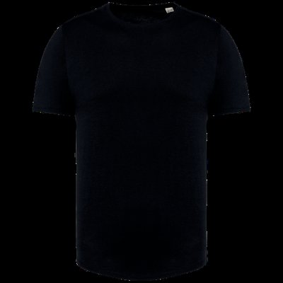 Camiseta Corte regular con dobladillo Black M