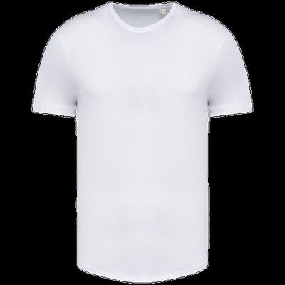 Camiseta Corte regular con dobladillo White 3Xl