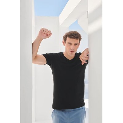 Camiseta cuello de pico hombre